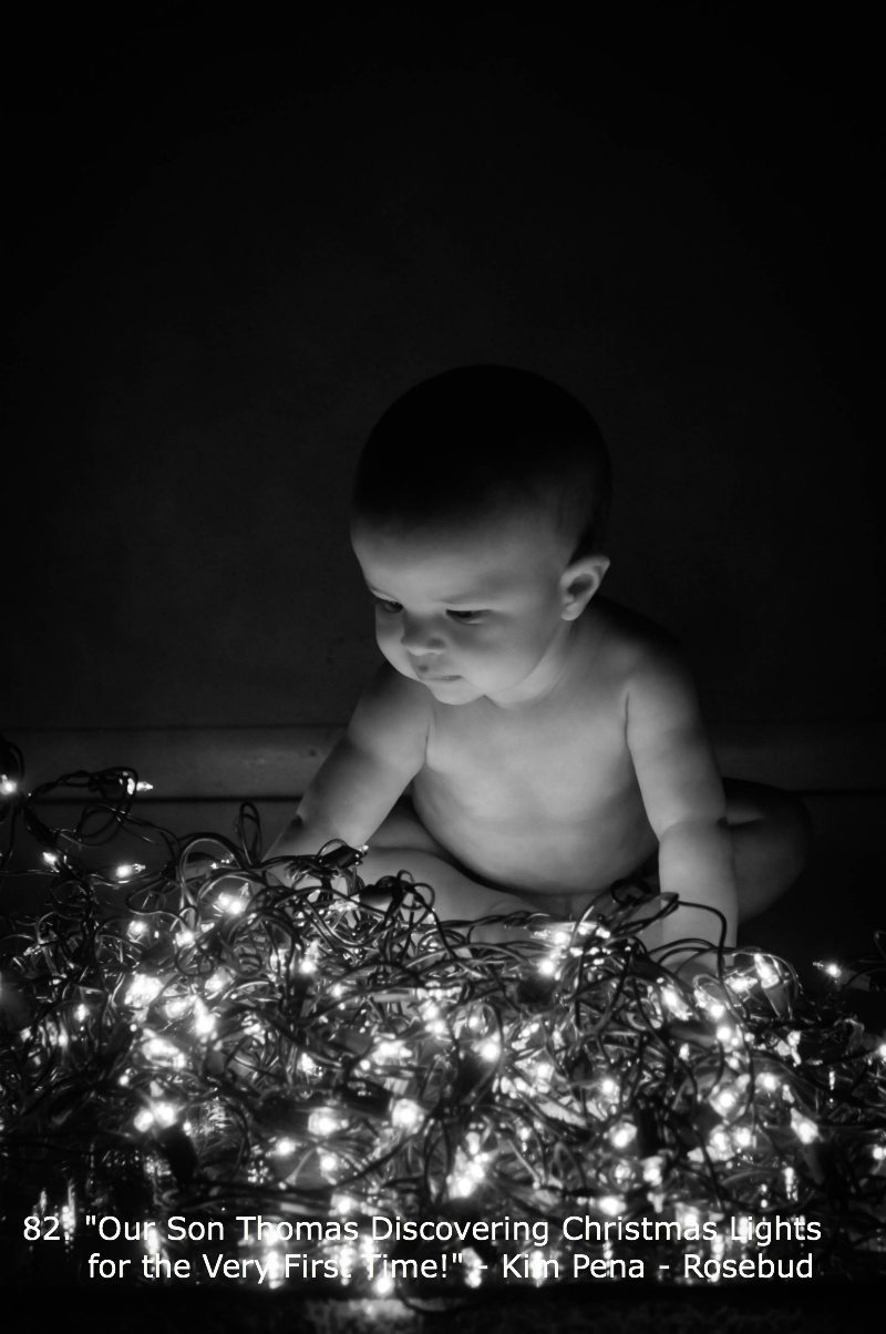 Our Son Thomas Discovering Christmas Lights